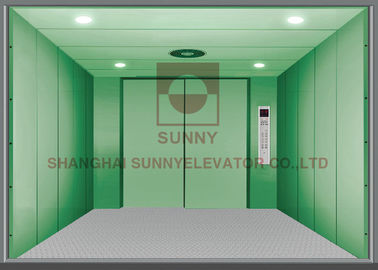 塗られた鋼鉄貨物エレベーターの産業エレベーターの上昇容量630kg 0.5m/S