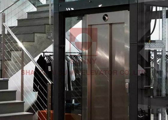 MONARCH システムが付いている 400kg の小さい住宅の上昇の牽引のエレベーター