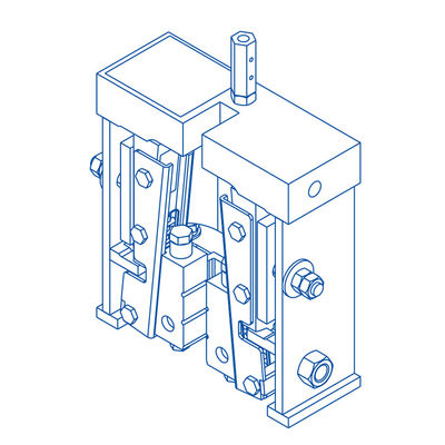 600-1600Kg P+Q Elevator Progressive Safety Gear For Access Elevator Parts