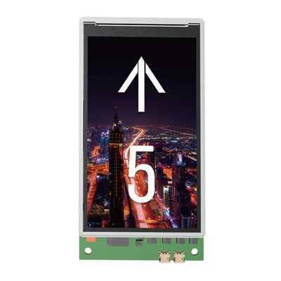 5インチエレベーターマルチメディアディスプレイ 480px × 854pxの解像度と18V DC ~ 36V DC電源