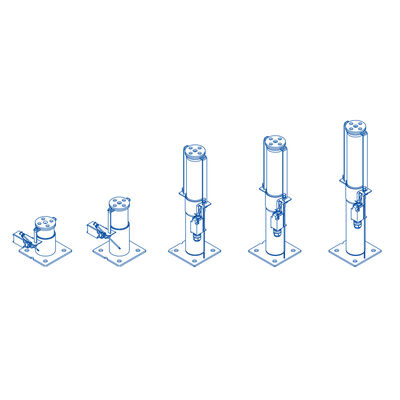 アクセス エレベーター部品 エレベーター オイル バッファ 定速 ≤1.75m/S