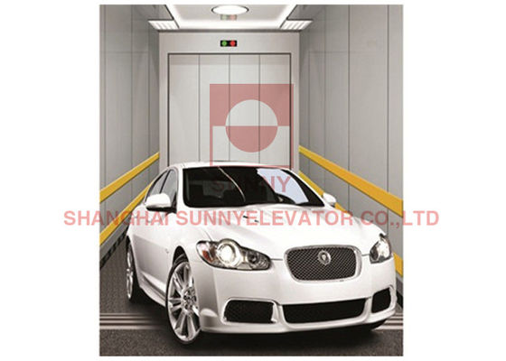 MRLのGearless別荘の駐車場0.5mの自動車エレベーターは鋼鉄を塗った