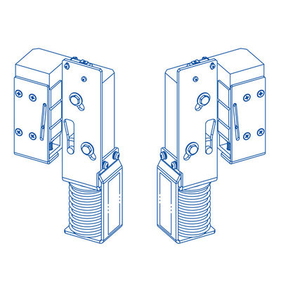 ガイドレール幅9/10mm 電子安全ギア アクセスエレベーター部品